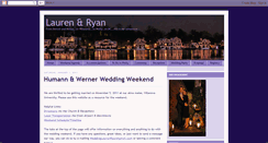 Desktop Screenshot of laurenryanwedding.blogspot.com