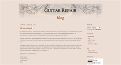 Desktop Screenshot of guitar-repair-eu.blogspot.com