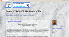 Desktop Screenshot of doctrineofchristvsthedoctrineofmen.blogspot.com