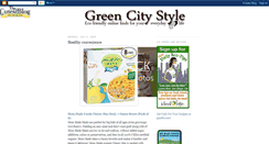 Desktop Screenshot of greencitystyle.blogspot.com