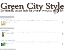 Tablet Screenshot of greencitystyle.blogspot.com