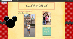 Desktop Screenshot of chloegiselle.blogspot.com