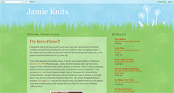 Desktop Screenshot of jamieknits.blogspot.com