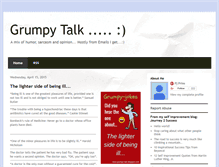 Tablet Screenshot of grumpy-talk.blogspot.com