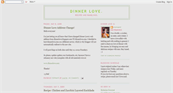 Desktop Screenshot of dinnerlove.blogspot.com