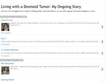 Tablet Screenshot of desmoidtumor.blogspot.com