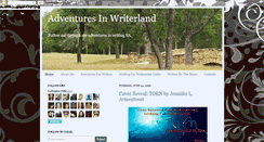 Desktop Screenshot of adventuresinwriterland.blogspot.com