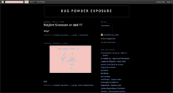 Desktop Screenshot of bug-powder-exposure.blogspot.com