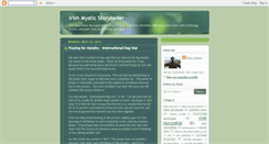 Desktop Screenshot of irishmysticstoryteller.blogspot.com