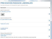 Tablet Screenshot of prevencionenriesgoslaborales.blogspot.com