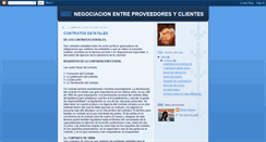 Desktop Screenshot of negociacionproveedoresyclientesdt3001.blogspot.com