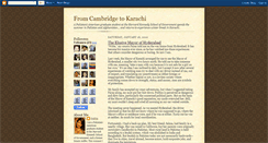 Desktop Screenshot of cambridgetokarachi.blogspot.com