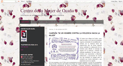 Desktop Screenshot of centrodelamujerdeocana.blogspot.com