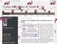 Tablet Screenshot of centrodelamujerdeocana.blogspot.com