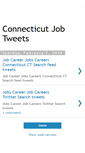 Mobile Screenshot of connecticutjobtweets.blogspot.com