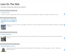 Tablet Screenshot of lioniontheweb.blogspot.com