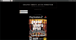 Desktop Screenshot of gtasanandreasforever.blogspot.com