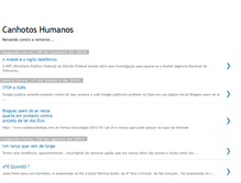 Tablet Screenshot of canhotoshumanos.blogspot.com