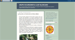 Desktop Screenshot of grupoexcursionistaclubvalenciano.blogspot.com