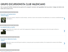 Tablet Screenshot of grupoexcursionistaclubvalenciano.blogspot.com