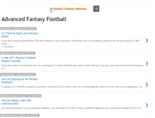 Tablet Screenshot of advancedfantasyfootball.blogspot.com