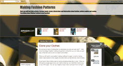 Desktop Screenshot of makingfashion.blogspot.com