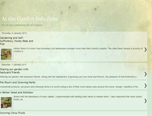 Tablet Screenshot of gardeninfozone.blogspot.com