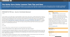 Desktop Screenshot of guitarguru.blogspot.com