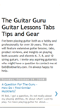 Mobile Screenshot of guitarguru.blogspot.com