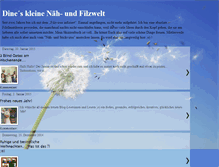 Tablet Screenshot of dines-kleine-filzwelt.blogspot.com