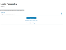 Tablet Screenshot of luciofassarella.blogspot.com