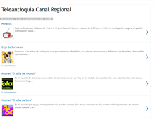 Tablet Screenshot of comunicacionesteleantioquia.blogspot.com