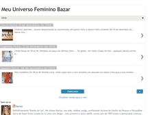 Tablet Screenshot of meuniversofemininobazar.blogspot.com