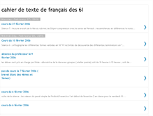 Tablet Screenshot of cahier-de-texte-6i.blogspot.com