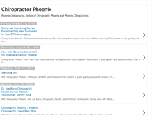 Tablet Screenshot of chiropractorphoenix.blogspot.com