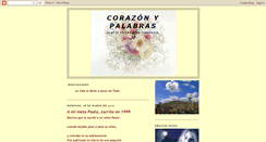 Desktop Screenshot of corazonypalabrasdelili.blogspot.com