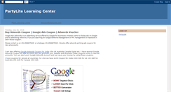 Desktop Screenshot of partylitelearningcenter.blogspot.com