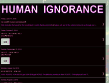 Tablet Screenshot of inhumanignorance.blogspot.com