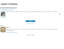 Tablet Screenshot of jupitercreations.blogspot.com