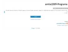 Tablet Screenshot of amilat2009-programa.blogspot.com