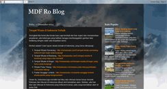 Desktop Screenshot of mdf-ro.blogspot.com