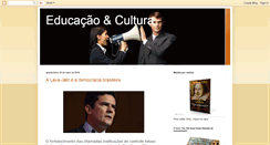 Desktop Screenshot of culturaeducacao.blogspot.com