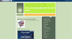 Desktop Screenshot of muonline-tutorials.blogspot.com