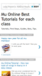 Mobile Screenshot of muonline-tutorials.blogspot.com
