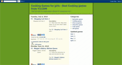 Desktop Screenshot of cookinggamesy3.blogspot.com