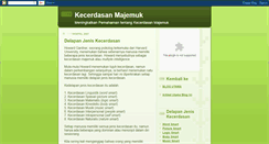 Desktop Screenshot of kecerdasanmajemuk.blogspot.com