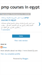 Mobile Screenshot of pmp-courses-in-egypt.blogspot.com