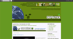 Desktop Screenshot of exopoliticabrasil.blogspot.com