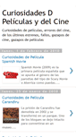 Mobile Screenshot of curiosidadesdpeliculas.blogspot.com
