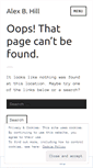 Mobile Screenshot of alexbhill.blogspot.com